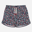 Navy Blue Multicolour Spot Leopard Print Sweatshir