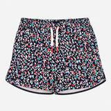 Navy Blue Multicolour Spot Leopard Print Sweatshir