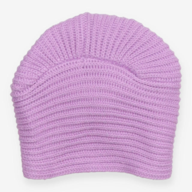 Lilac knit hat