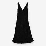 Black Heart Jacquard Midi Dress | Sustainable