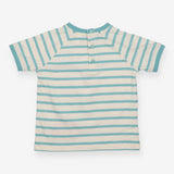 T-Shirt Blue Stripe Safari Friends