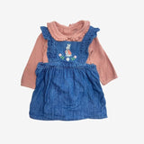 Flopsy Rabbit Denim Dress & Top