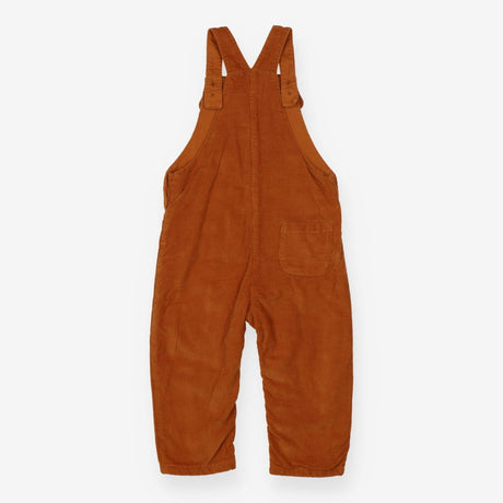 Dungarees brown cord dog