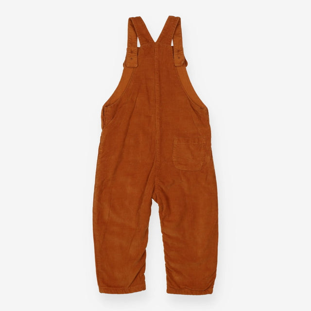 Dungarees brown cord dog