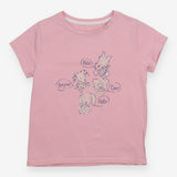 T-Shirt Pink Greeting Dogs