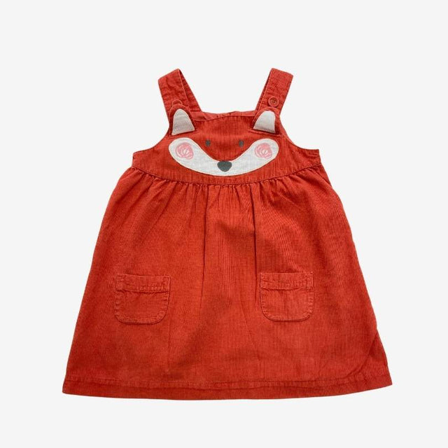 Fox Pinafore Dress
