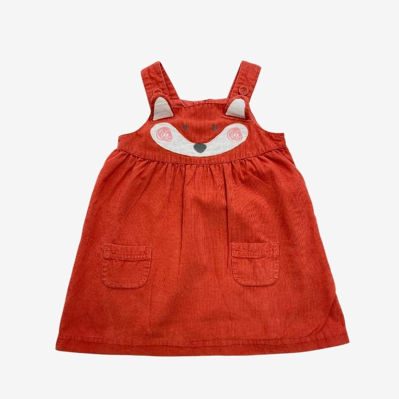 Fox Pinafore Dress
