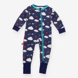 Sleepsuit Blue Night Sky Clouds