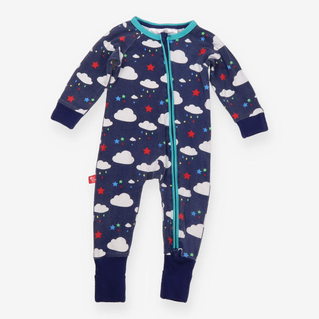 Sleepsuit Blue Night Sky Clouds