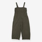 Linen blend Jumpsuit green