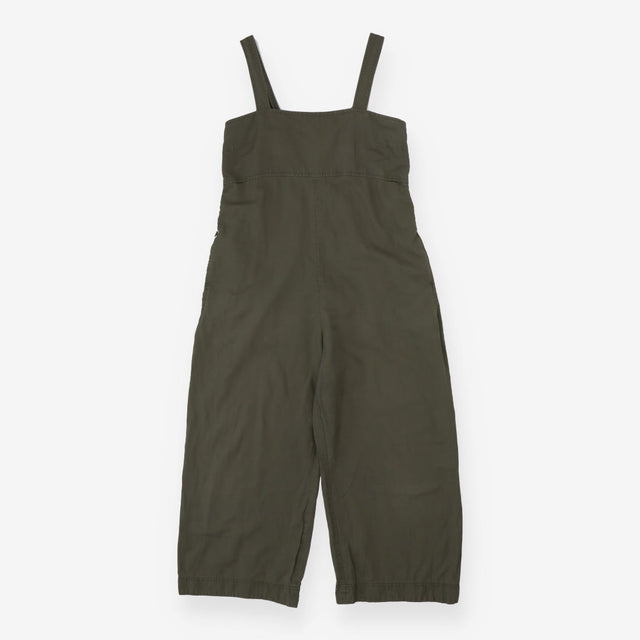 Linen blend Jumpsuit green