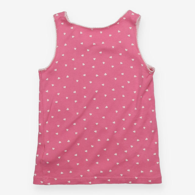 Vest pink lace hearts 