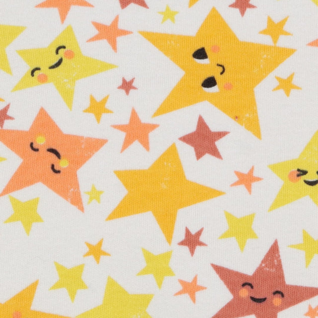 Onesies white with stars fleece lining