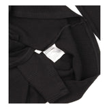 Mini Dress Black High Neck Ribbed