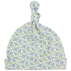 Knotted Hat - Ditsy Blue