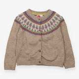 Cardigan cream fairisle
