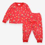 Pyjamas Red Christmas Print