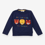 T-shirt long sleeve who can roar the loudest?