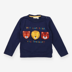 T-shirt long sleeve who can roar the loudest?