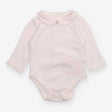 Bodysuit white collared