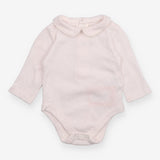 Bodysuit white collared