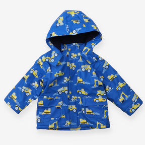Fishermans coat blue yellow diggers