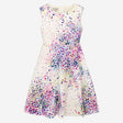 Ivory Multicolor Paint Splatter Woven Cotton Lined