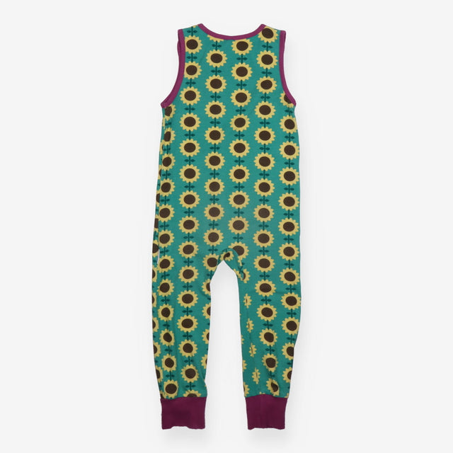 Dungarees green sunflowers