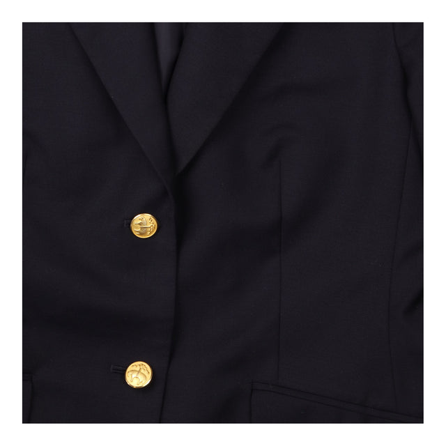 Navy 100% Italian Wool Classic Fit Blazer