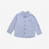 Blue Mini Gingham Shirt