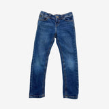 Blue Jeans with Cross Waistband
