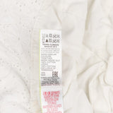 White Flower Stitching Sun Hat