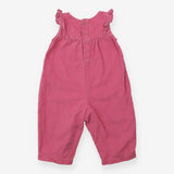 Dungaree cord pink hedgehog