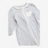 Sleepsuit Zip Blue Striped