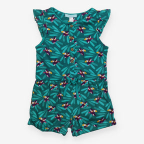 Green Puffin Romper
