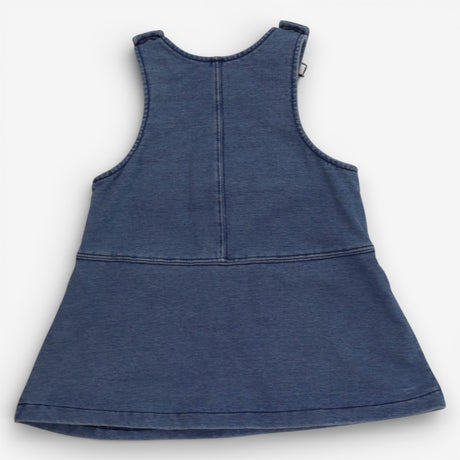 Blue Pinafore Dress, Pockets