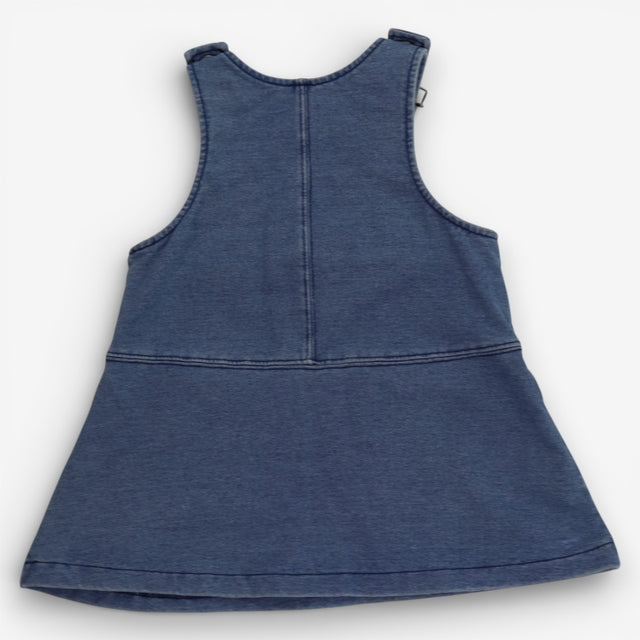 Blue Pinafore Dress, Pockets