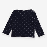 Tee LS navy blue stars