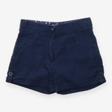 Shorts blue spot waist pockets