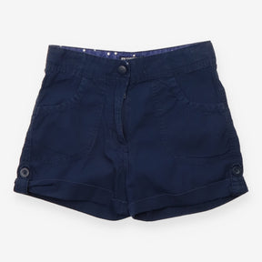 Shorts blue spot waist pockets
