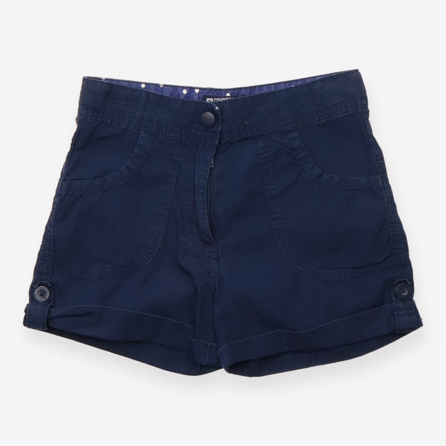 Shorts blue spot waist pockets