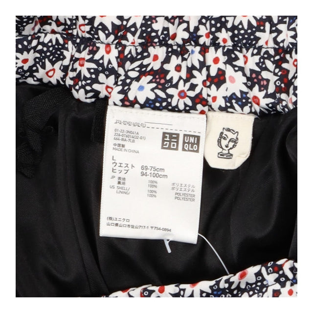 Uniqlo Flowy Shorts Navy Floral –