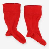 Bright red welly liners
