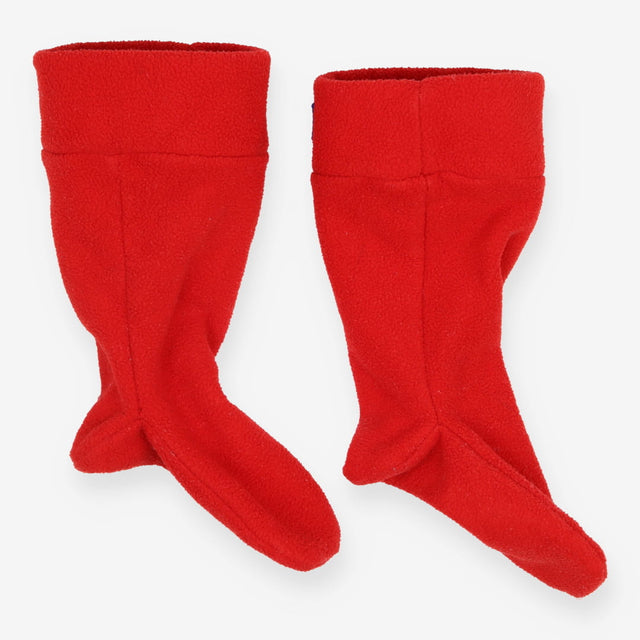 Bright red welly liners