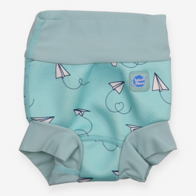 Swimming Nappy Blue with Paper Aeroplane