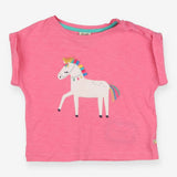 T-shirt pink unicorn