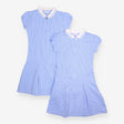Uniform Girls Blue Gingham Dress 2 Pack 