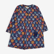 Dress Navy big cat faces 