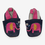 Navy Elephant Pram Shoes