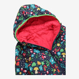 Toasty Trail Coat Floral Print Reversible